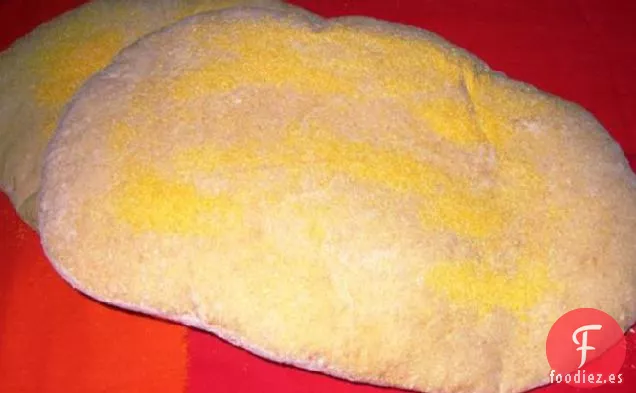 Mi Khoubz Áspero Bread Pan Plano Marroquí.