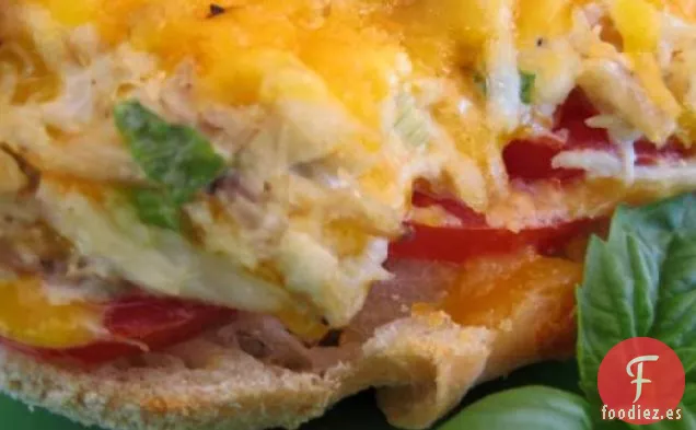 Sándwiches de Cangrejo con Cara Abierta