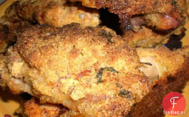 Muffin de Maíz Frito al Horno de Pollo