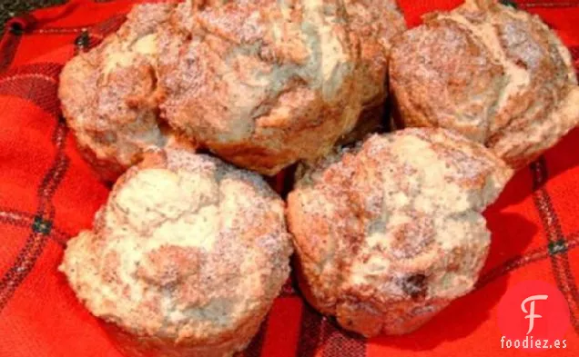 Muffins de Imitación de Ponche de Huevo Diabético