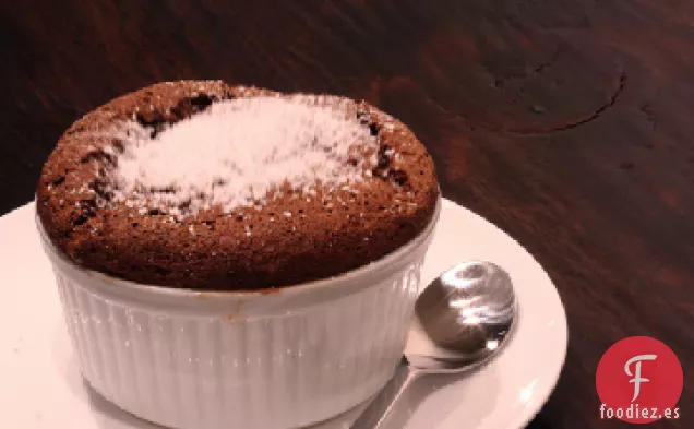 Soufflé de Chocolate Sin Huevo