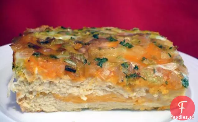 Soufflé de Pizza con Queso