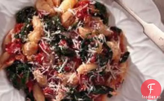 Pasta Con Verduras Y Salsa de Tomate
