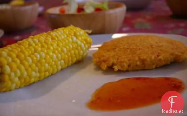 Pasteles de Cangrejo de Harina de Maíz