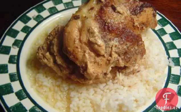 Pollo con Ron y Coca Cola (Receta de Olla de Barro)