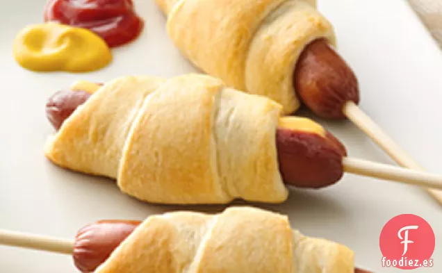 Perro Creciente en un Palo