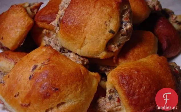 Mini Bolsillos para Pizza de Pollo a la Barbacoa