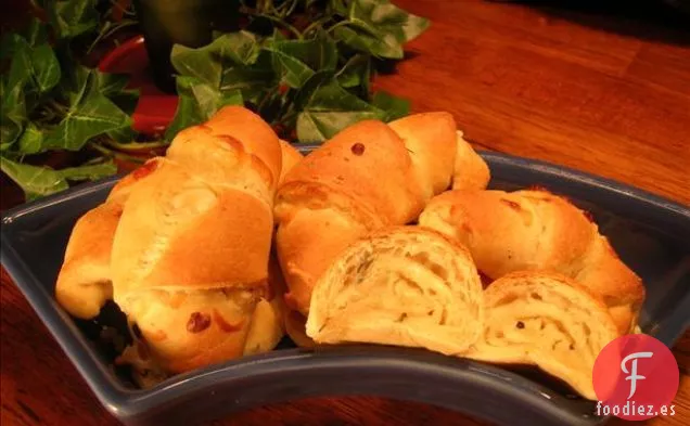 Croissants de Pizza (Rápido y fácil)