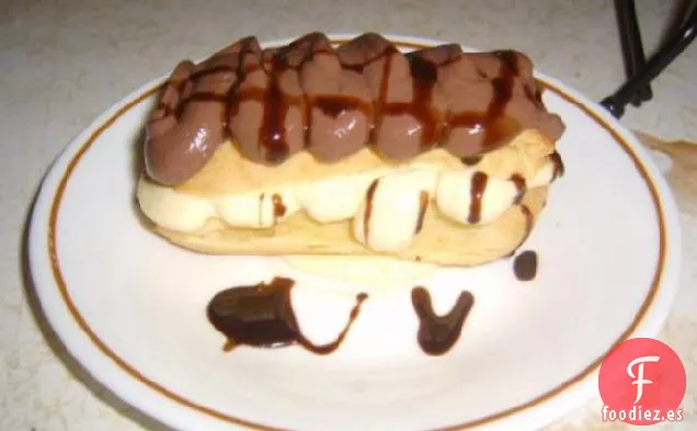 Eclairs de Chocolate Sin Azúcar