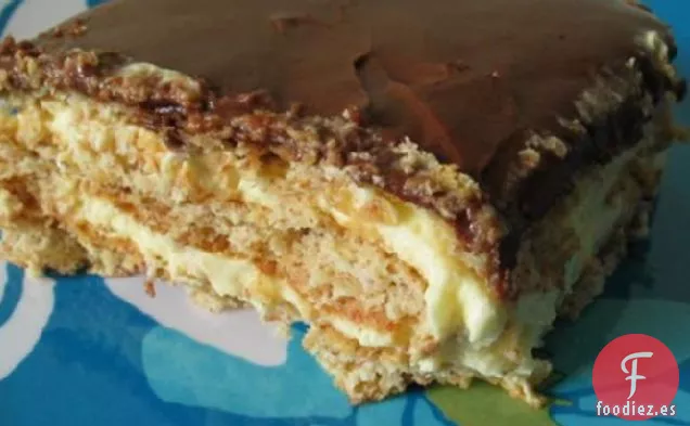 Pastel de Chocolate Sin Hornear Sabor A Pastel