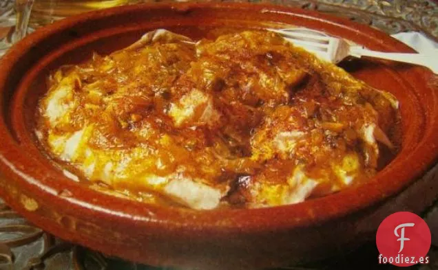 Pollo Marroquí en Hojas de Pastelería