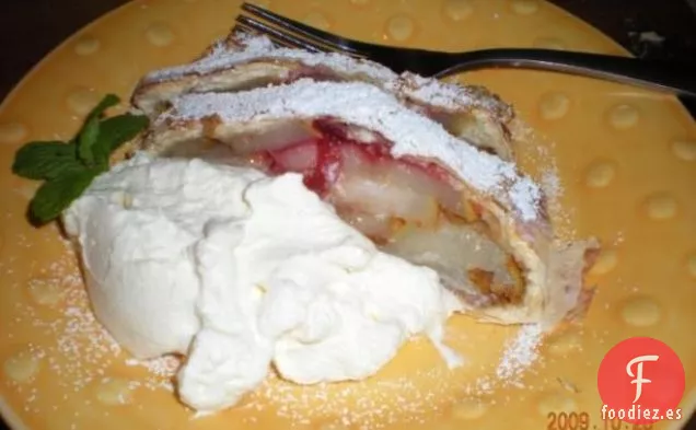 Crema de Queso Feta en Tazas Filo