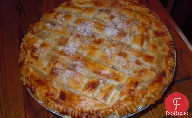 Tarta de Melocotón con Crema Agria