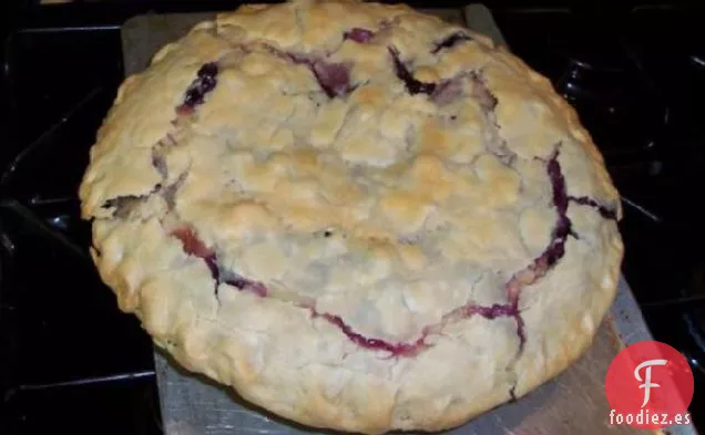 Pastel de Crema de Ruibarbo de Dianne