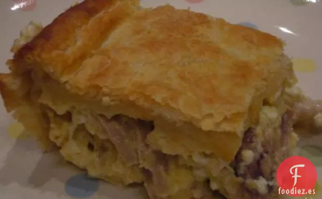 Pastel de Pollo y Queso