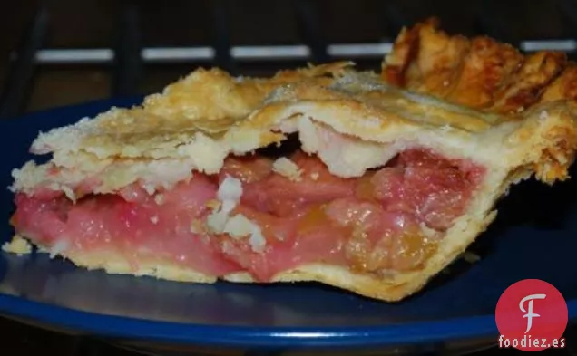 Pastel de Ruibarbo de Junio