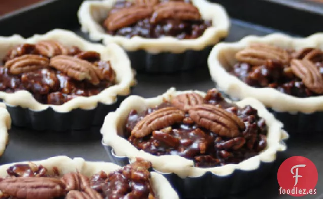 Tassies de Nueces de Chocolate