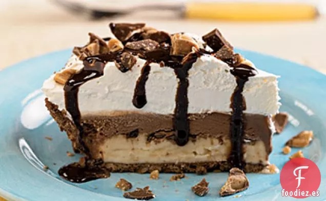 Pastel de Helado de Chocolate y Caramelo