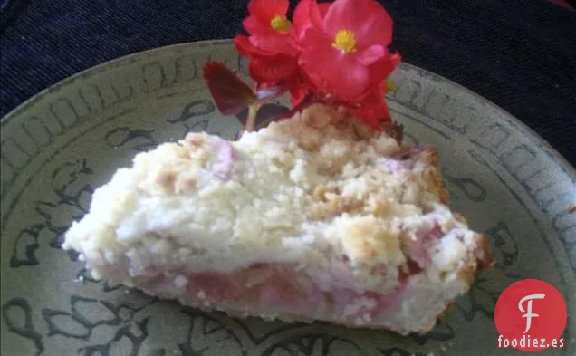 Pastel de Ruibarbo Amish