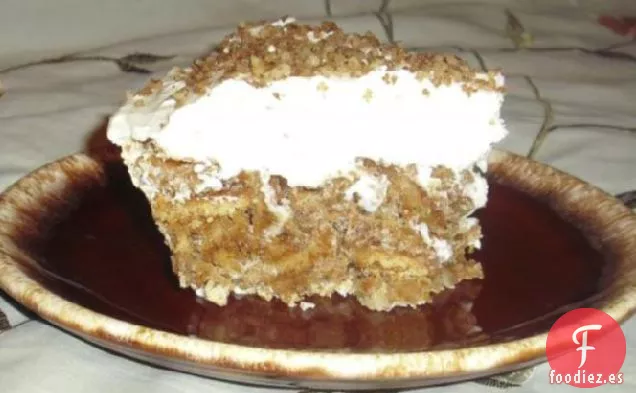 Pastel de Brownie de Mantequilla de Cafetería Luby's