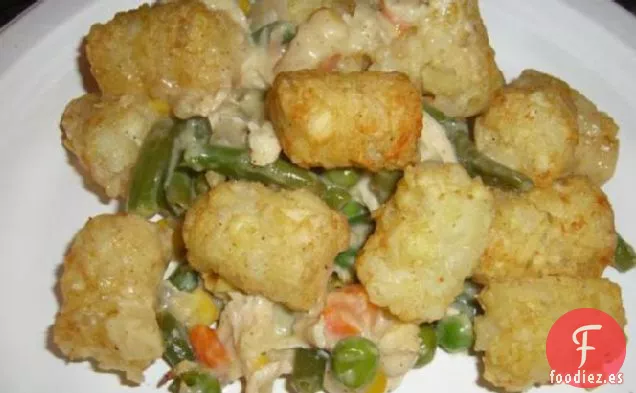 Pastel de Pollo con Tater Tot