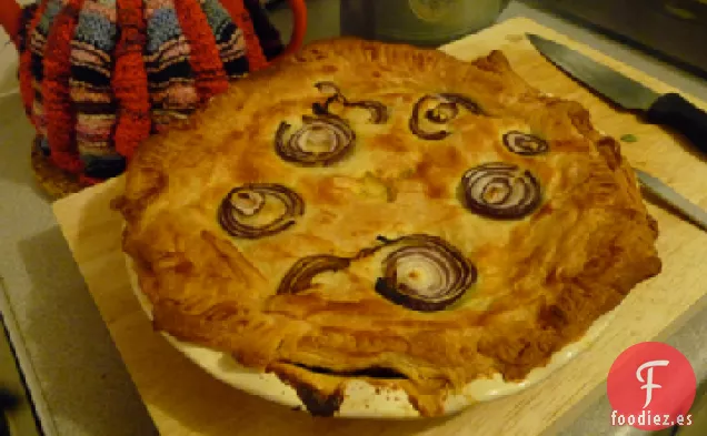 Pastel de champiñones