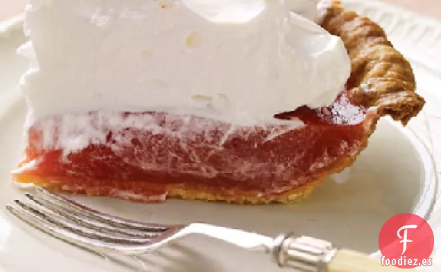 Pastel de Merengue de Ruibarbo