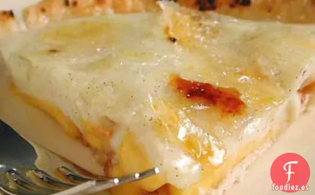 Tarta de Crema de Melocotón