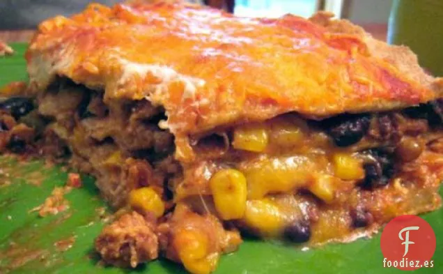 Pastel de Burritos Apilados