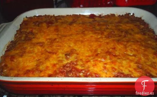 Pastel de Espaguetis