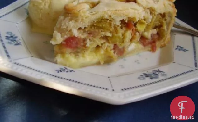 Pastel de Crema de Ruibarbo de Wanda