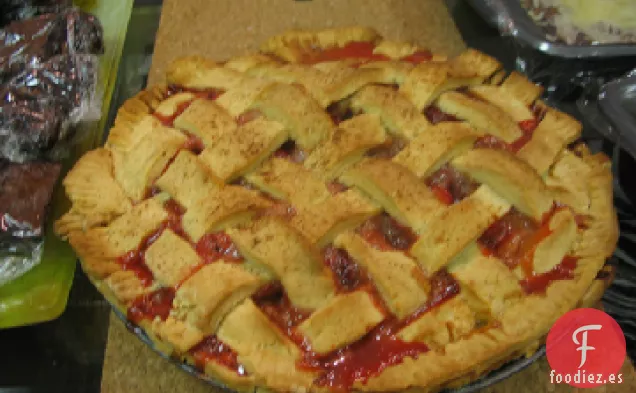 Pastel de Ruibarbo