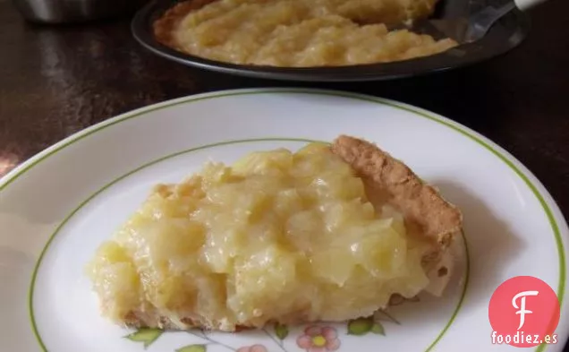 Tarta de Melocotón con Crema Agria