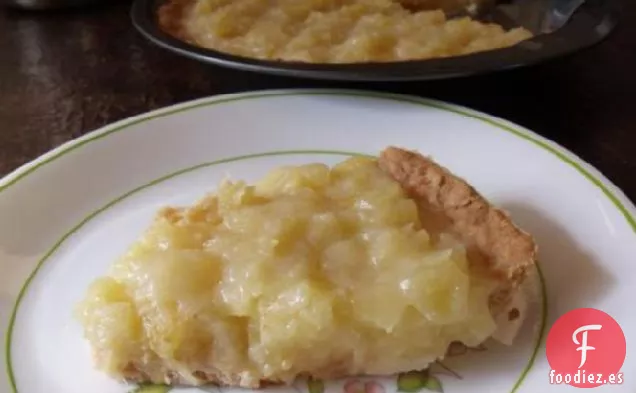 Pastel De Piña Con Corteza De Pastel De Mantequilla
