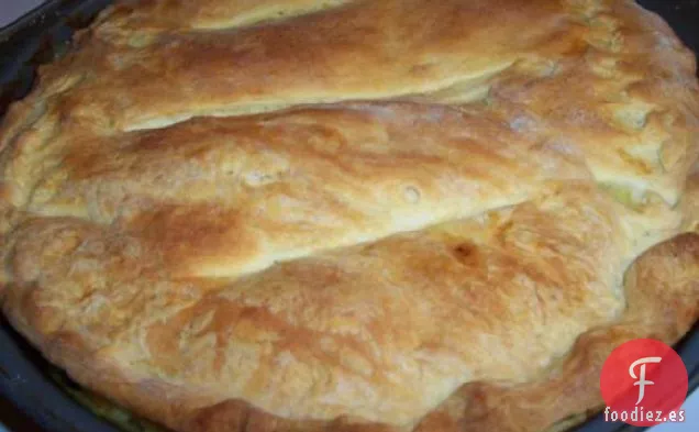 Pastel de Pollo con Cuatro Ingredientes