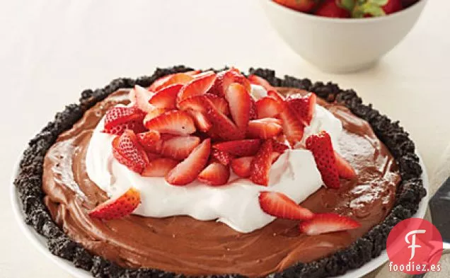 Pastel de Crema de Chocolate