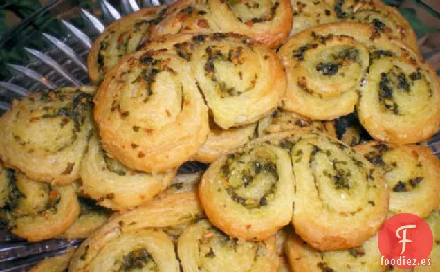 Palmiers Du Basilic (Galletas Saladas con Aroma de Albahaca