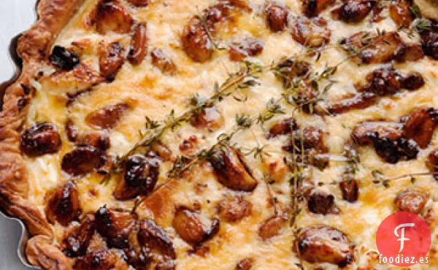 Tarta de Ajo Caramelizada