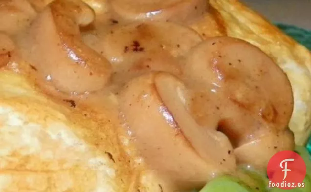 Carne De Res En Croute Con Salsa Marsala