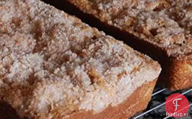 Pan de Ruibarbo de Streusel
