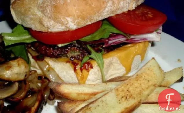 Hamburguesas de Búfalo Jalapeño a la Parrilla