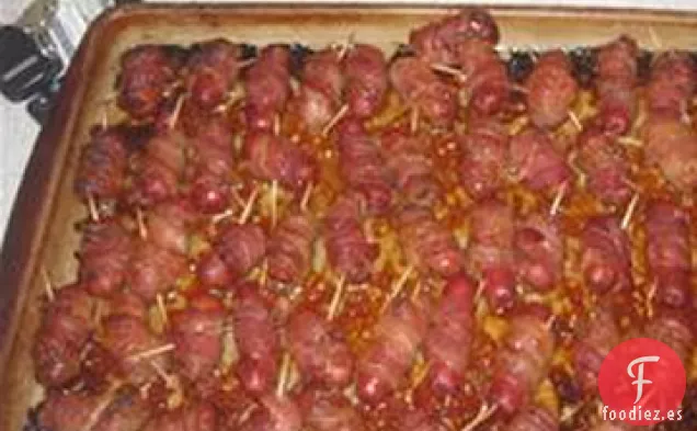 Perritos Calientes Envueltos en Tocino