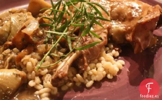 Lapin a La Cocotte-Estofado de Conejo Francés