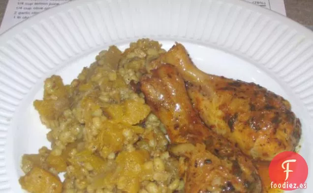 Pollo Asado con Romero y Naranja