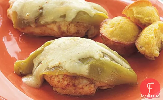 Pollo a la Pimienta Verde Sofocado