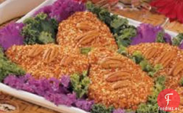 Pollo a la Nuez con Suero de Mantequilla