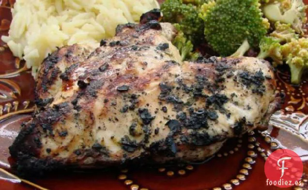 Pollo A La Parrilla Con Adobo De Cilantro