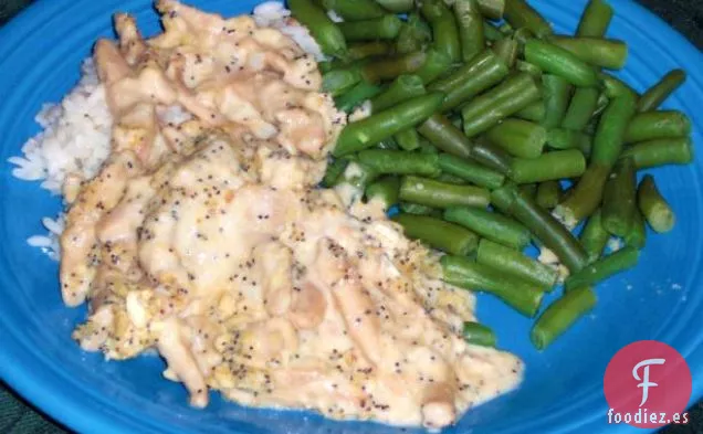 Mi Versión Vegetariana Aligerada de Pollo con Semillas de Amapola