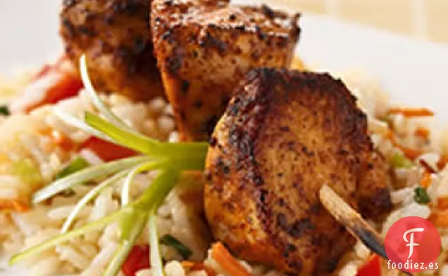Brochetas de Pollo Tandoori