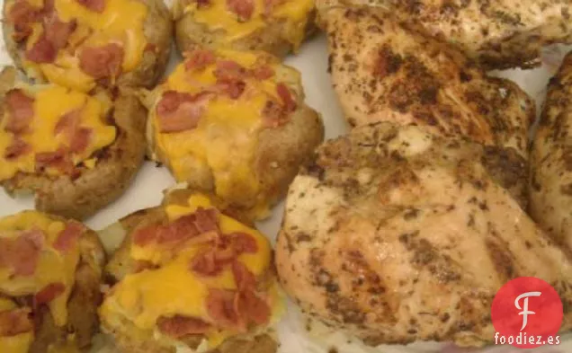 Pollo A la Parrilla Italiano Sencillo